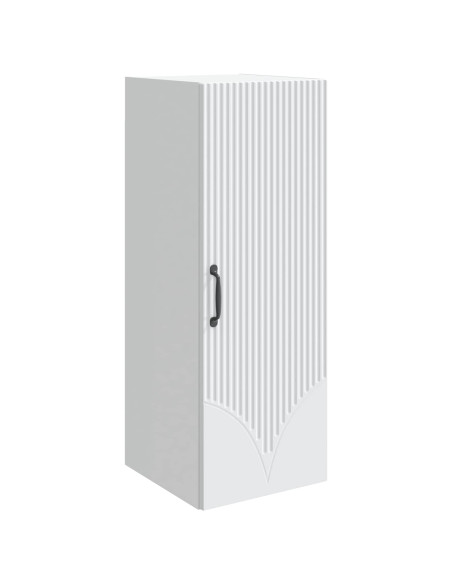 Mobiletto a muro Bianco 33 x 34,5 x 90 cm Legno ingegnerizzato