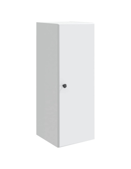 Mobiletto a muro Bianco 33 x 34,5 x 90 cm Legno ingegnerizzato