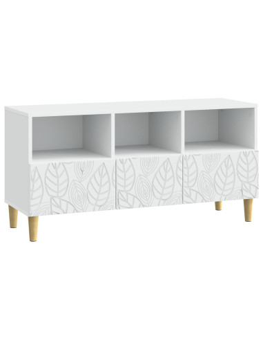 Mobile TV 102 x 34,5 x 50 cm Bianco Legno ingegnerizzato