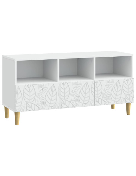 Mobile TV 102 x 34,5 x 50 cm Bianco Legno ingegnerizzato