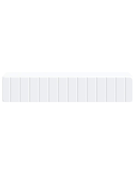 Tavolino da Parete Laterale Bianco 87,5 x 34,5 x 17 cm