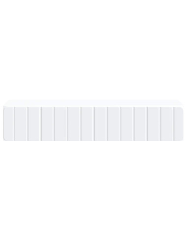 Tavolino da Parete Laterale Bianco 87,5 x 34,5 x 17 cm