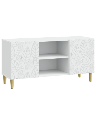 Mobile TV 102 x 34,5 x 50 cm Bianco Legno ingegnerizzato