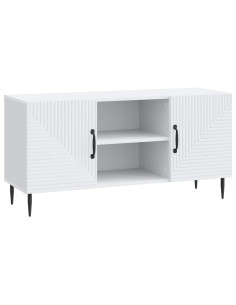 Mobile TV Bianco 102 x 34,5 x 50 cm Legno ingegnerizzato 2