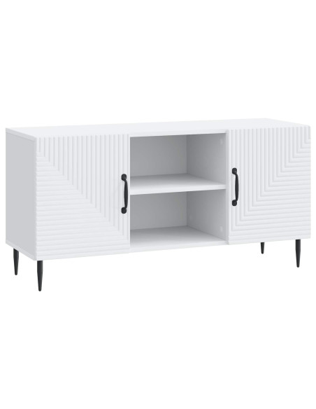 Mobile TV Bianco 102 x 34,5 x 50 cm Legno ingegnerizzato