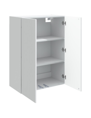 Mobiletto a muro Bianco 66 x 34,5 x 90 cm Legno ingegnerizzato