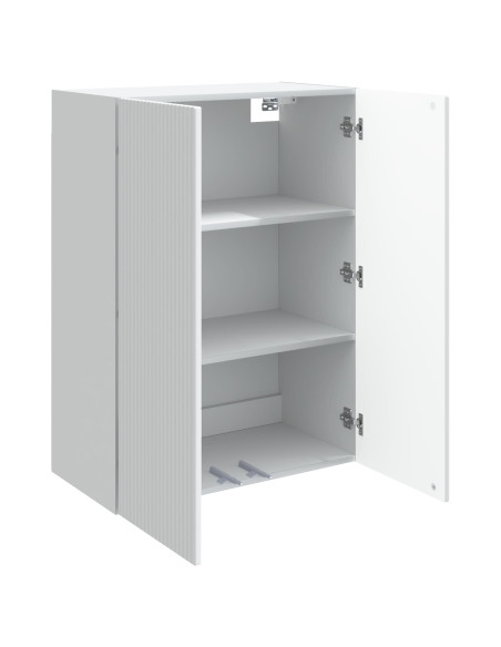 Mobiletto a muro Bianco 66 x 34,5 x 90 cm Legno ingegnerizzato