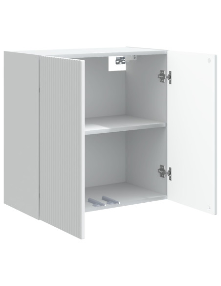 Mobiletto a muro Bianco 59 x 31 x 60 cm Legno ingegnerizzato