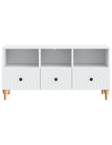 Mobile TV Bianco 102 x 34,5 x 50 cm Legno ingegnerizzato