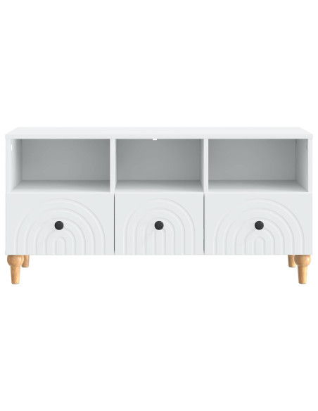 Mobile TV Bianco 102 x 34,5 x 50 cm Legno ingegnerizzato