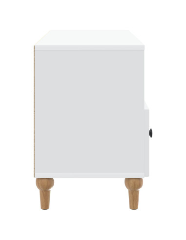 Mobile TV Bianco 102 x 34,5 x 50 cm Legno ingegnerizzato