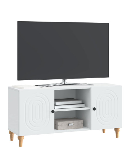 Mobile TV Bianco 102 x 34,5 x 50 cm Legno ingegnerizzato