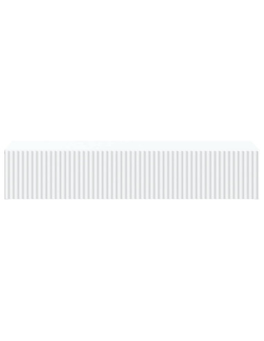 Tavolino da Parete Laterale Bianco 87,5 x 34,5 x 17 cm