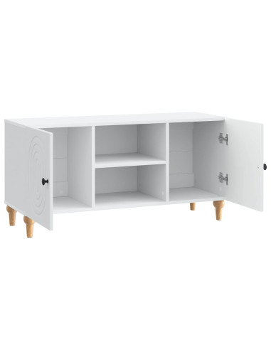 Mobile TV Bianco 102 x 34,5 x 50 cm Legno ingegnerizzato