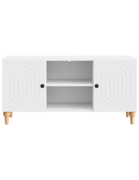 Mobile TV Bianco 102 x 34,5 x 50 cm Legno ingegnerizzato