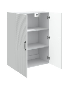 Mobiletto a muro Bianco 66 x 34,5 x 90 cm Legno ingegnerizzato 2