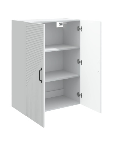 Mobiletto a muro Bianco 66 x 34,5 x 90 cm Legno ingegnerizzato