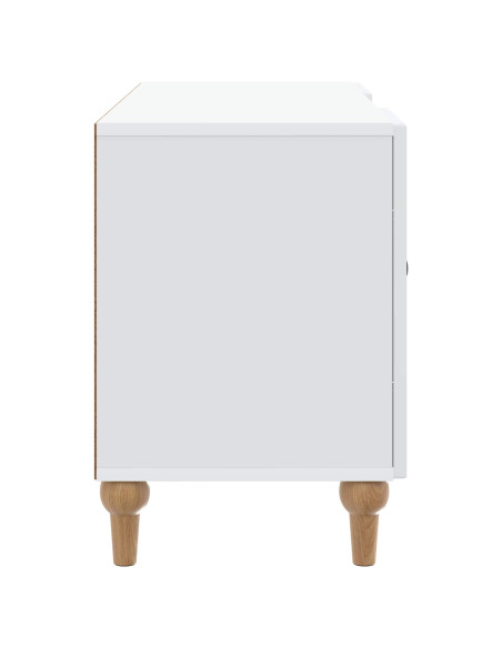 Mobile TV Bianco 102 x 34,5 x 50 cm Legno ingegnerizzato