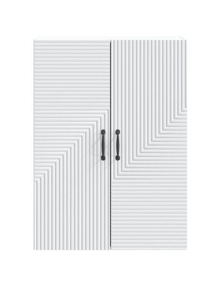 Mobiletto a muro Bianco 66 x 34,5 x 90 cm Legno ingegnerizzato