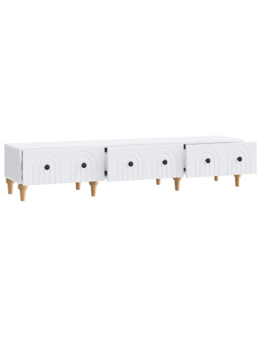 Mobile TV Bianco 147 x 34,5 x 30 cm Legno ingegnerizzato