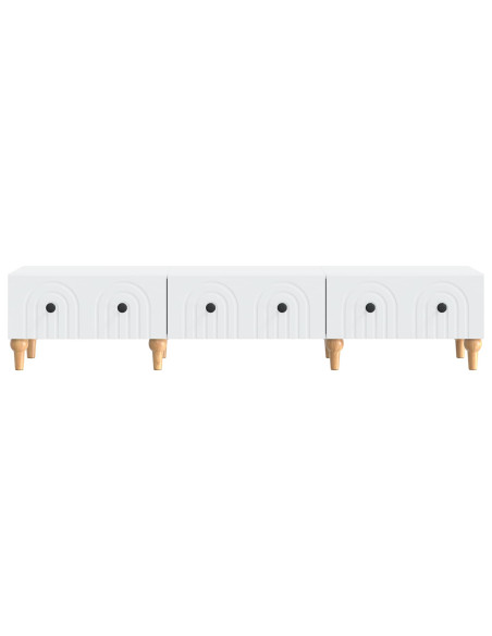 Mobile TV Bianco 147 x 34,5 x 30 cm Legno ingegnerizzato