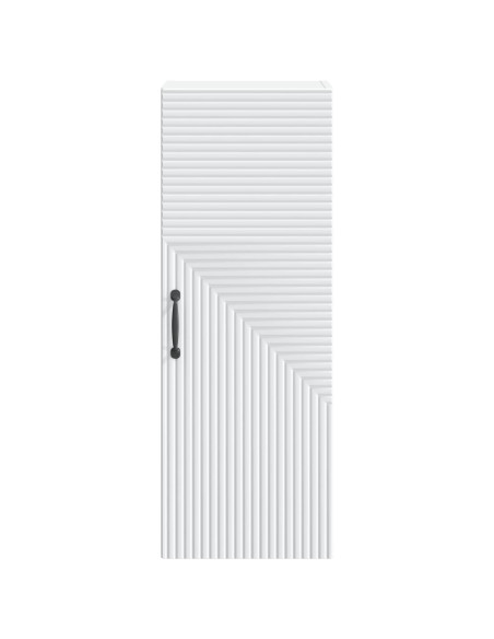 Mobiletto a muro Bianco 33 x 34,5 x 90 cm Legno ingegnerizzato