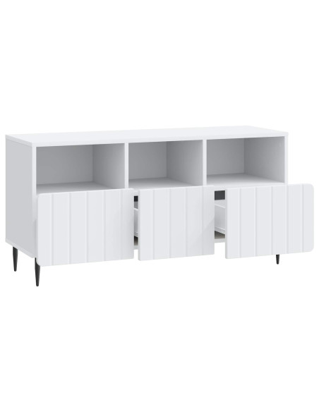 Mobile TV Bianco 102 x 34,5 x 50 cm Legno ingegnerizzato