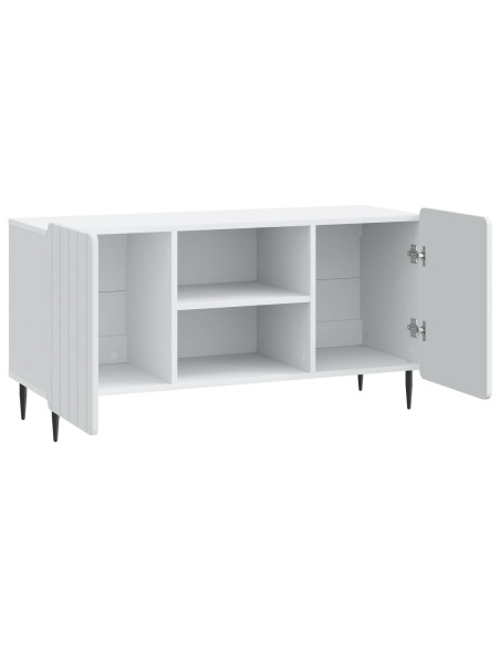 Mobile TV Bianco 102 x 34,5 x 52 cm Legno ingegnerizzato