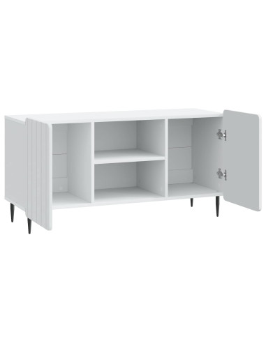 Mobile TV Bianco 102 x 34,5 x 52 cm Legno ingegnerizzato