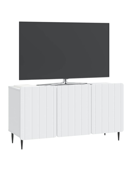 Mobile TV Bianco 99 x 34,5 x 52 cm Legno ingegnerizzato
