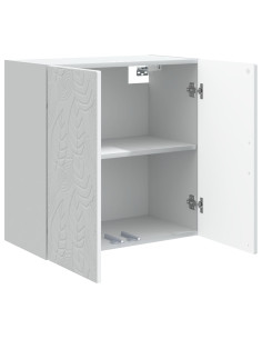 Mobiletto a muro Bianco 59 x 31 x 60 cm Legno ingegnerizzato 2