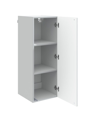 Mobiletto a muro Bianco 33 x 34,5 x 90 cm Legno ingegnerizzato