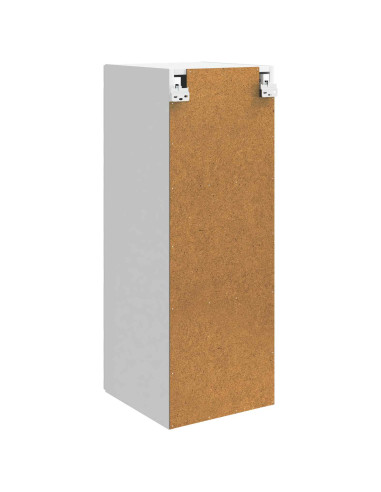 Mobiletto a muro Bianco 33 x 34,5 x 90 cm Legno ingegnerizzato