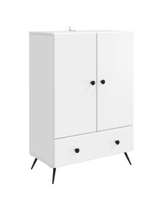 Credenza Bianco 66 x 34,5 x 95 cm Legno ingegnerizzato