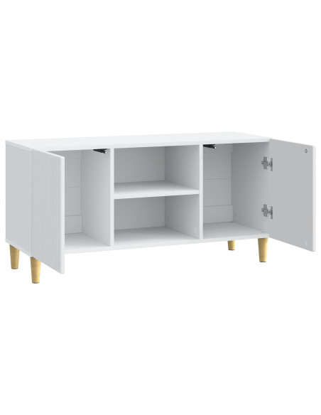 Mobile TV Bianco 102 x 34,5 x 50 cm Legno ingegnerizzato
