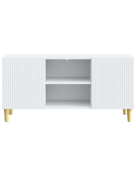 Mobile TV Bianco 102 x 34,5 x 50 cm Legno ingegnerizzato