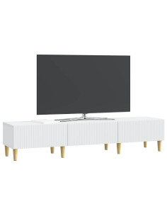 Mobile TV Bianco 147 x 34,5 x 30 cm Legno ingegnerizzato 2