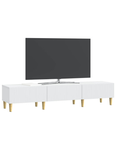 Mobile TV Bianco 147 x 34,5 x 30 cm Legno ingegnerizzato