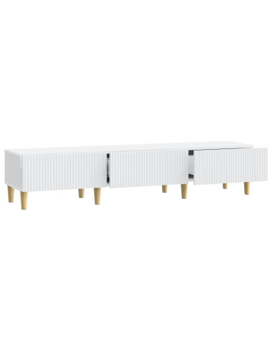Mobile TV Bianco 147 x 34,5 x 30 cm Legno ingegnerizzato
