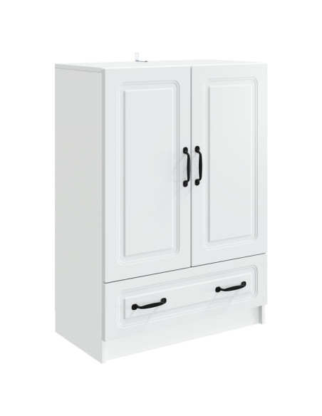 Credenza Bianco 66 x 34,5 x 92 cm Legno ingegnerizzato
