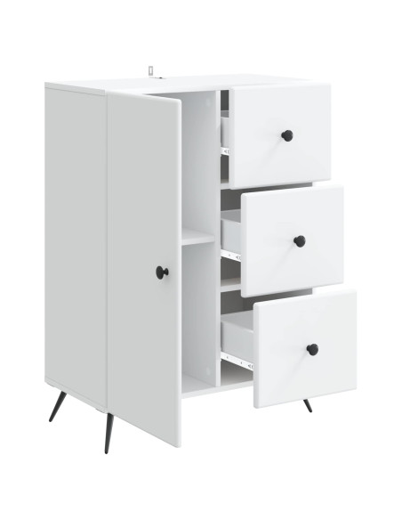 Credenza Bianco 66 x 34,5 x 90 cm Legno ingegnerizzato