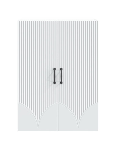 Mobiletto a muro Bianco 66 x 34,5 x 90 cm Legno ingegnerizzato