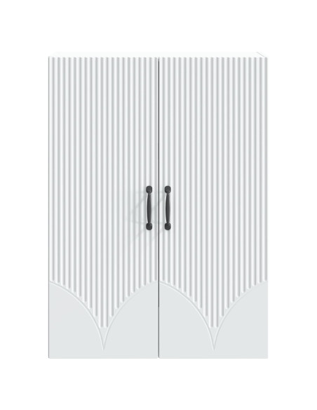 Mobiletto a muro Bianco 66 x 34,5 x 90 cm Legno ingegnerizzato