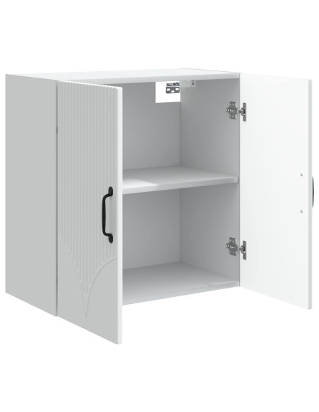 Mobiletto a muro Bianco 59 x 31 x 60 cm Legno ingegnerizzato