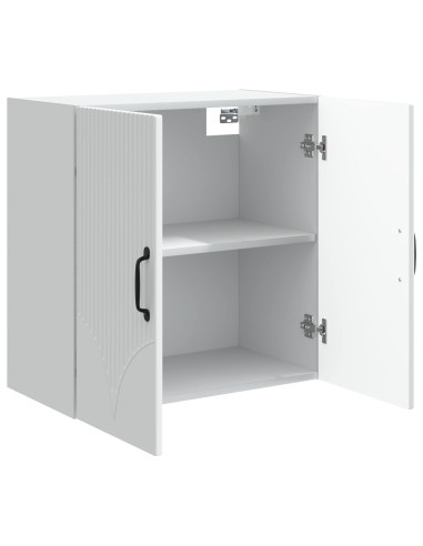 Mobiletto a muro Bianco 59 x 31 x 60 cm Legno ingegnerizzato