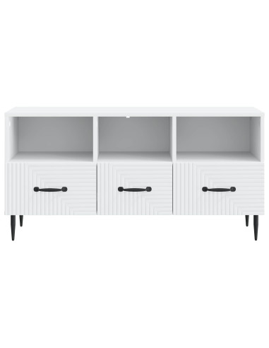 Mobile TV Bianco 102 x 34,5 x 50 cm Legno ingegnerizzato