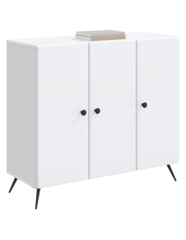 Credenza Bianco 89 x 34,5 x 80 cm Legno ingegnerizzato