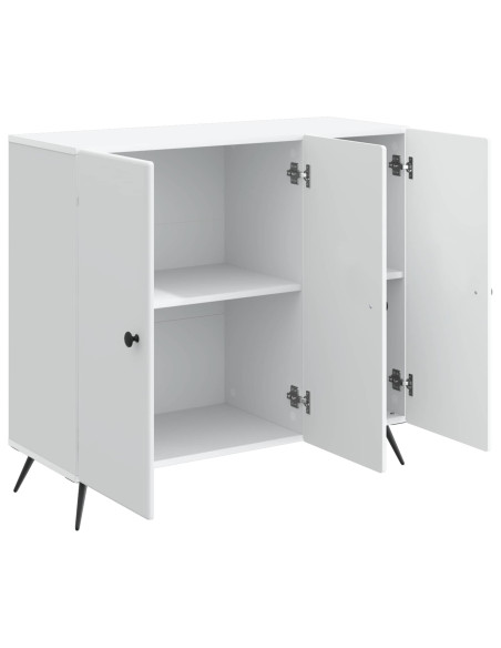 Credenza Bianco 89 x 34,5 x 80 cm Legno ingegnerizzato