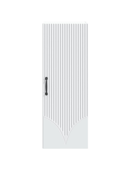 Mobiletto a muro Bianco 33 x 34,5 x 90 cm Legno ingegnerizzato