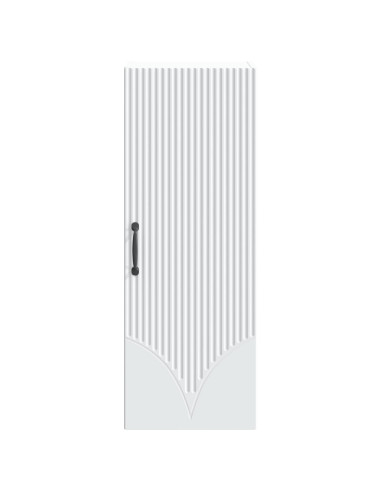 Mobiletto a muro Bianco 33 x 34,5 x 90 cm Legno ingegnerizzato